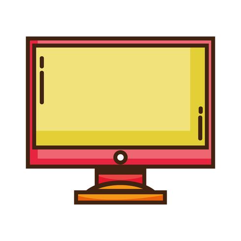 color computer screen electronic technology vector