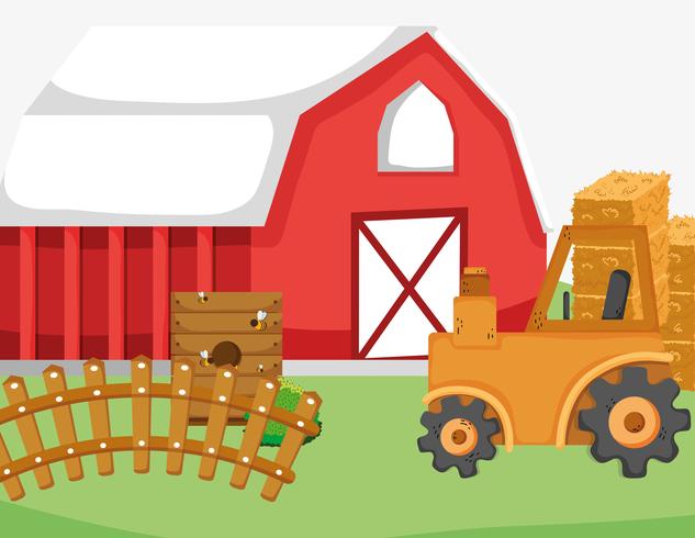 Farm cute cartoons vector