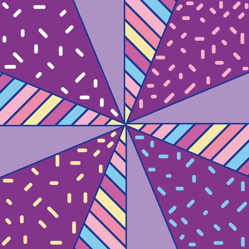 Memphis patterns background vector