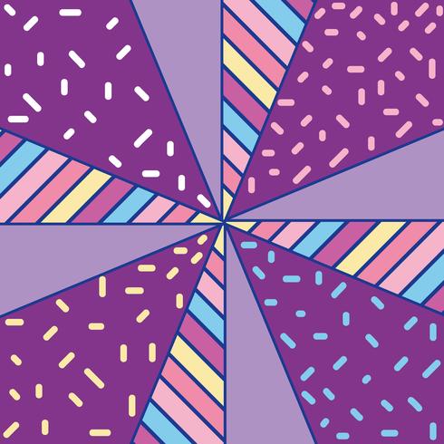 Memphis patterns background vector