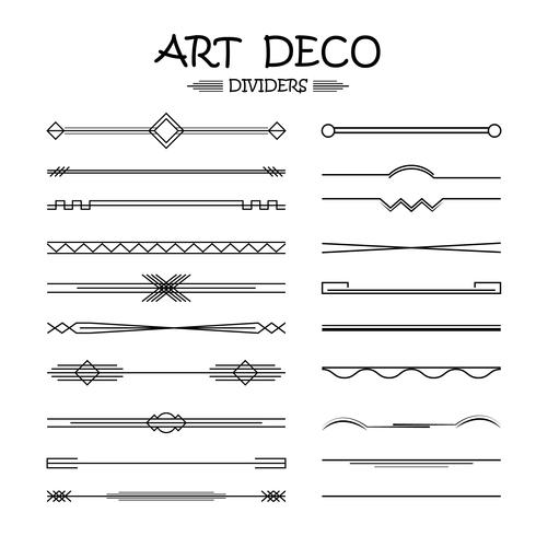 Conjunto de separadores para el diseño de tus ideas. vector