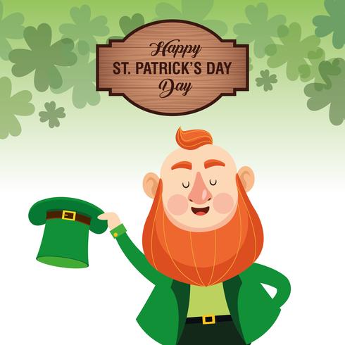 Happy saint patricks day vector