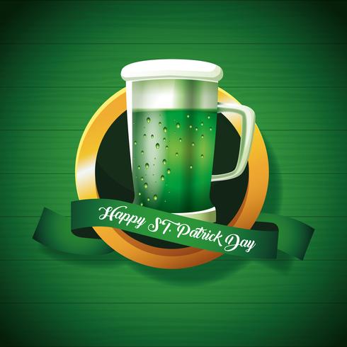 Happy saint patricks day vector