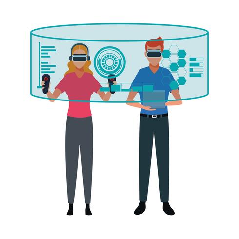 Virtual Reality technology vector