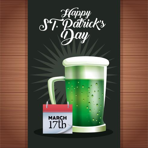 Happy saint patricks day vector