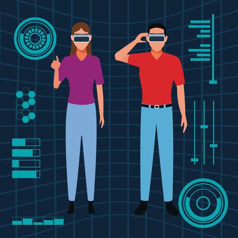 Virtual Reality technology vector