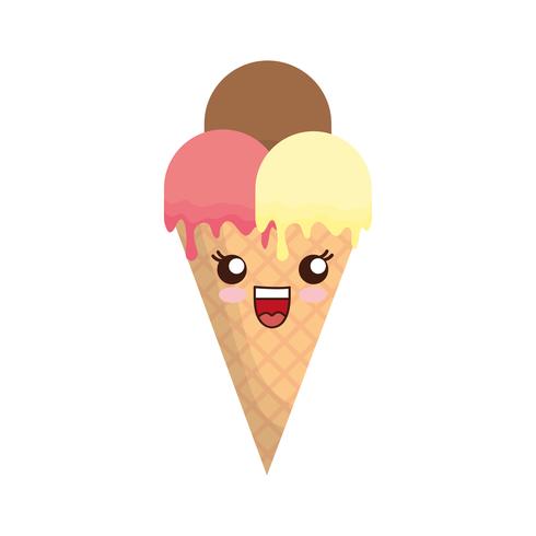 ice cream icon vector