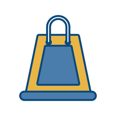 shopping bag icon vector