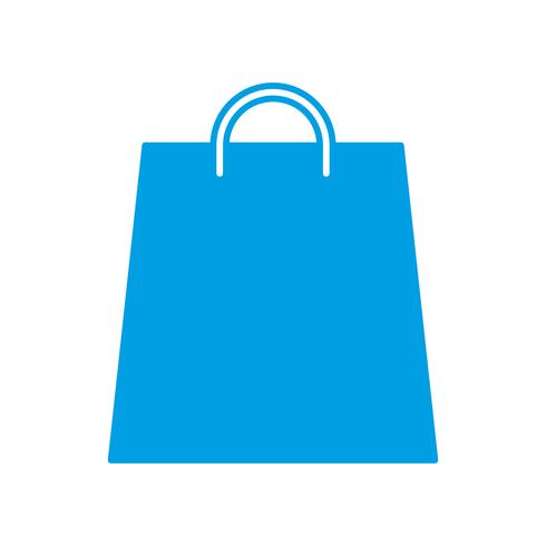 icono de la bolsa de compras vector