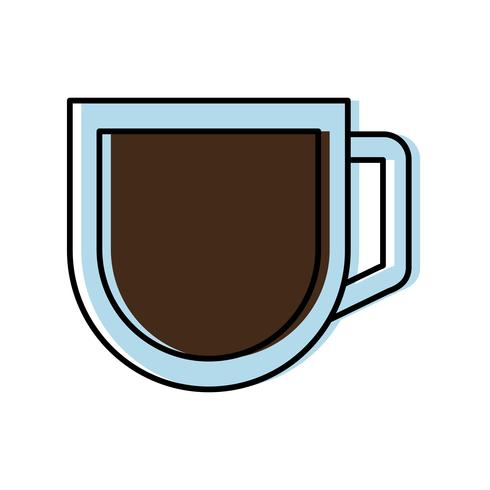 icono de la taza de café vector