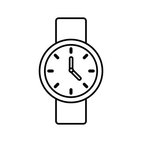 watch icon image vector