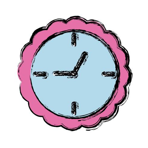 imagen del icono del reloj vector