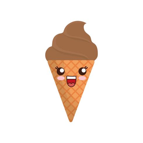 icono de helado vector