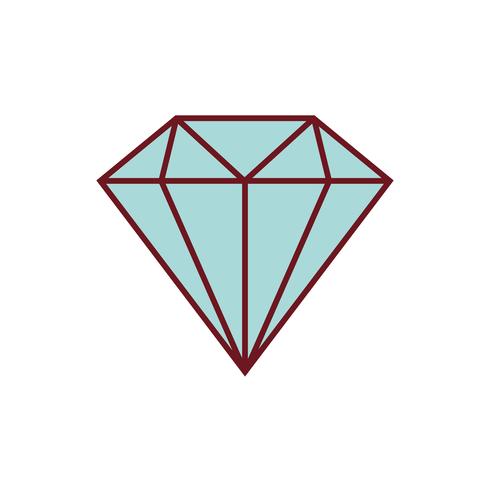 diamond icon image vector