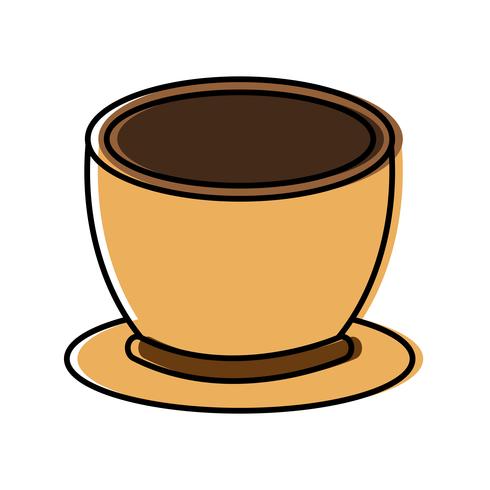 icono de la taza de café vector