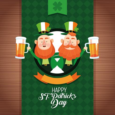 Happy saint patricks day vector