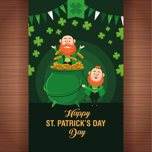 Happy saint patricks day vector