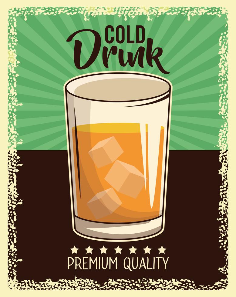 vintage drink poster 653250 Vector Art at Vecteezy