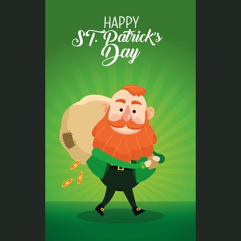 Happy saint patricks day vector