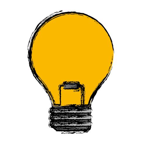 light bulb icon vector