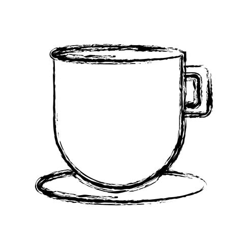 icono de la taza de café vector