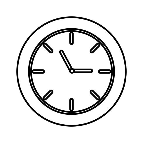 imagen del icono del reloj vector