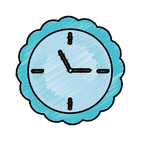 imagen del icono del reloj vector