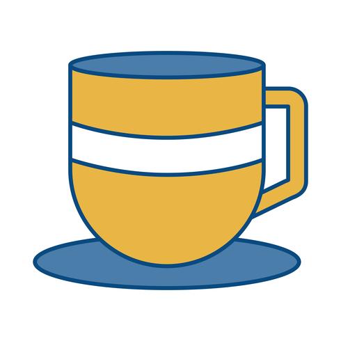 icono de la taza de café vector