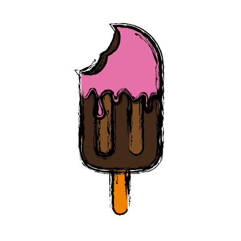 icono de helado vector