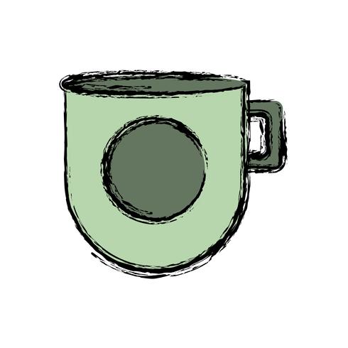 icono de la taza de café vector