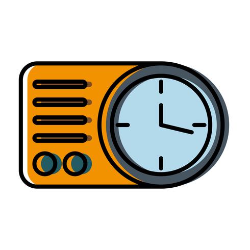 imagen del icono del reloj vector