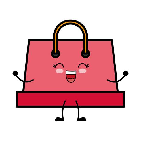 icono de la bolsa de compras vector