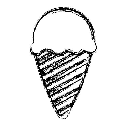 icono de helado vector