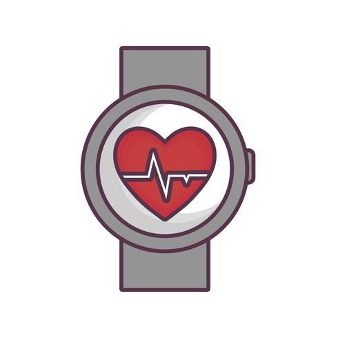 imagen del icono de smartwatch vector