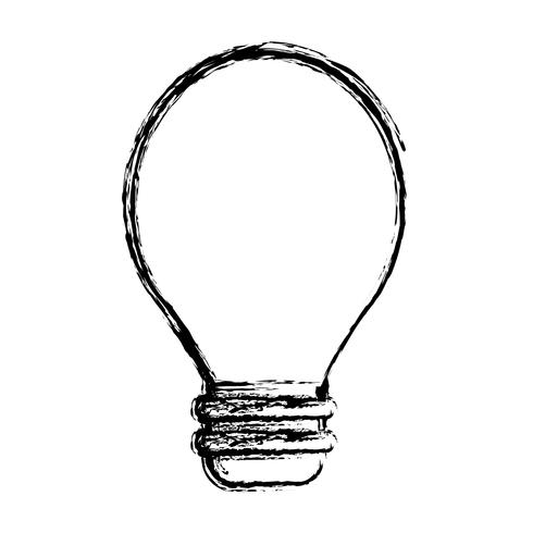 light bulb icon vector