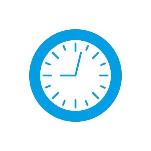 imagen del icono del reloj vector