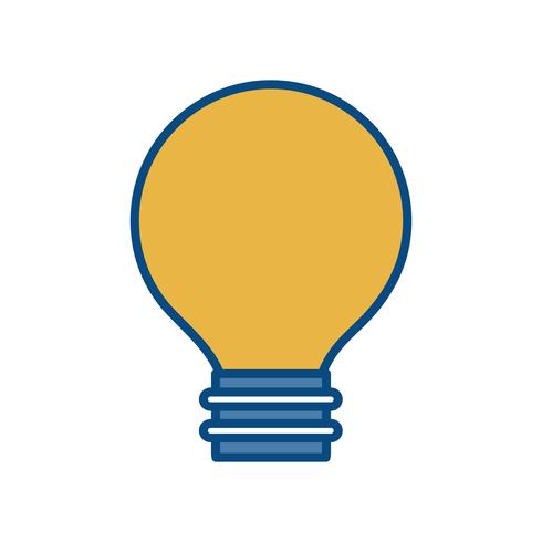 light bulb icon  vector
