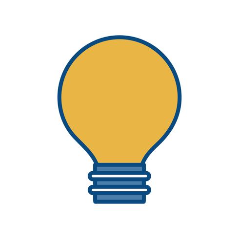 light bulb icon  vector