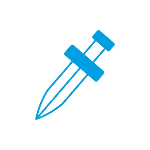 sword icon image vector