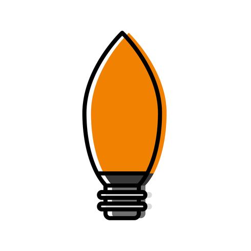 light bulb icon  vector