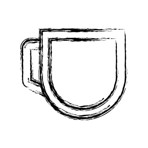 icono de la taza de café vector