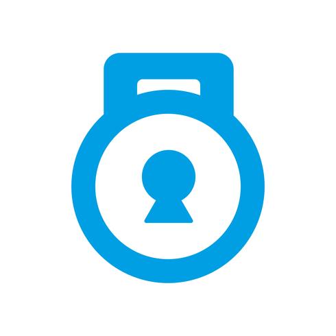 security padlock icon vector