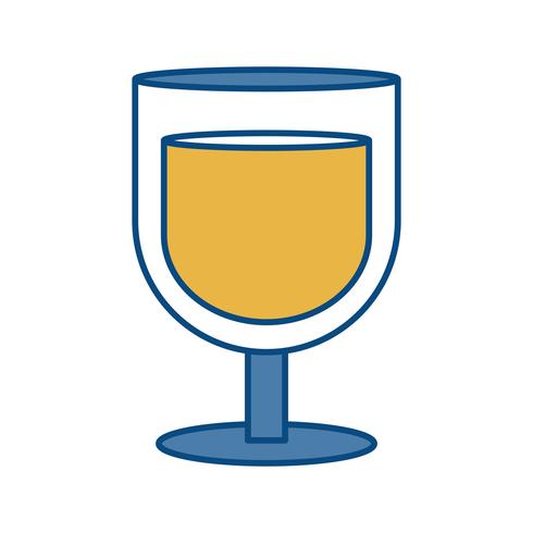 drink glass icon vector