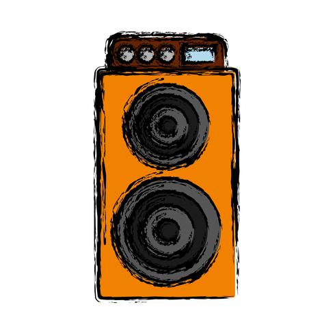 icono de altavoz de sonido vector