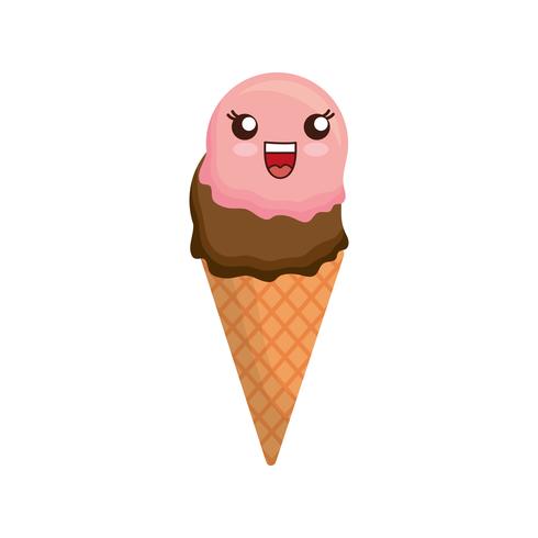 icono de helado vector