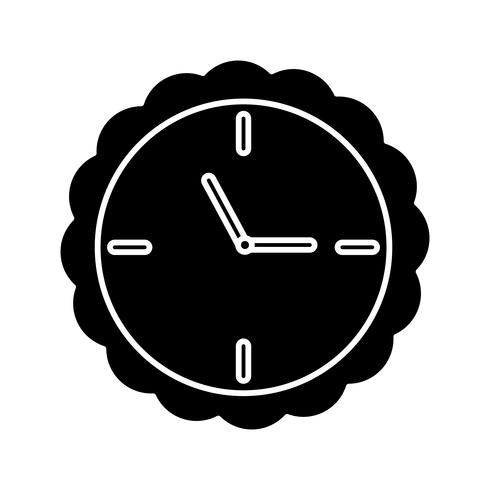 imagen del icono del reloj vector