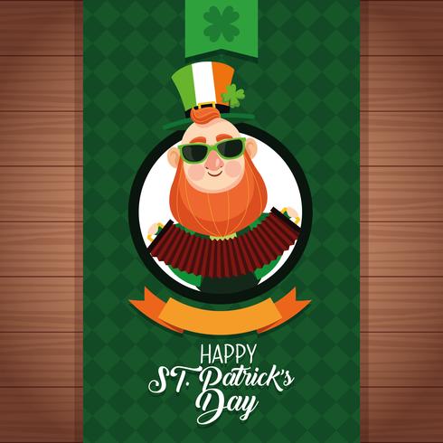 Happy saint patricks day vector