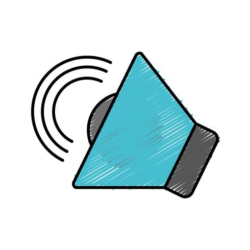 imagen del icono del altavoz vector