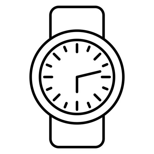 watch icon image vector