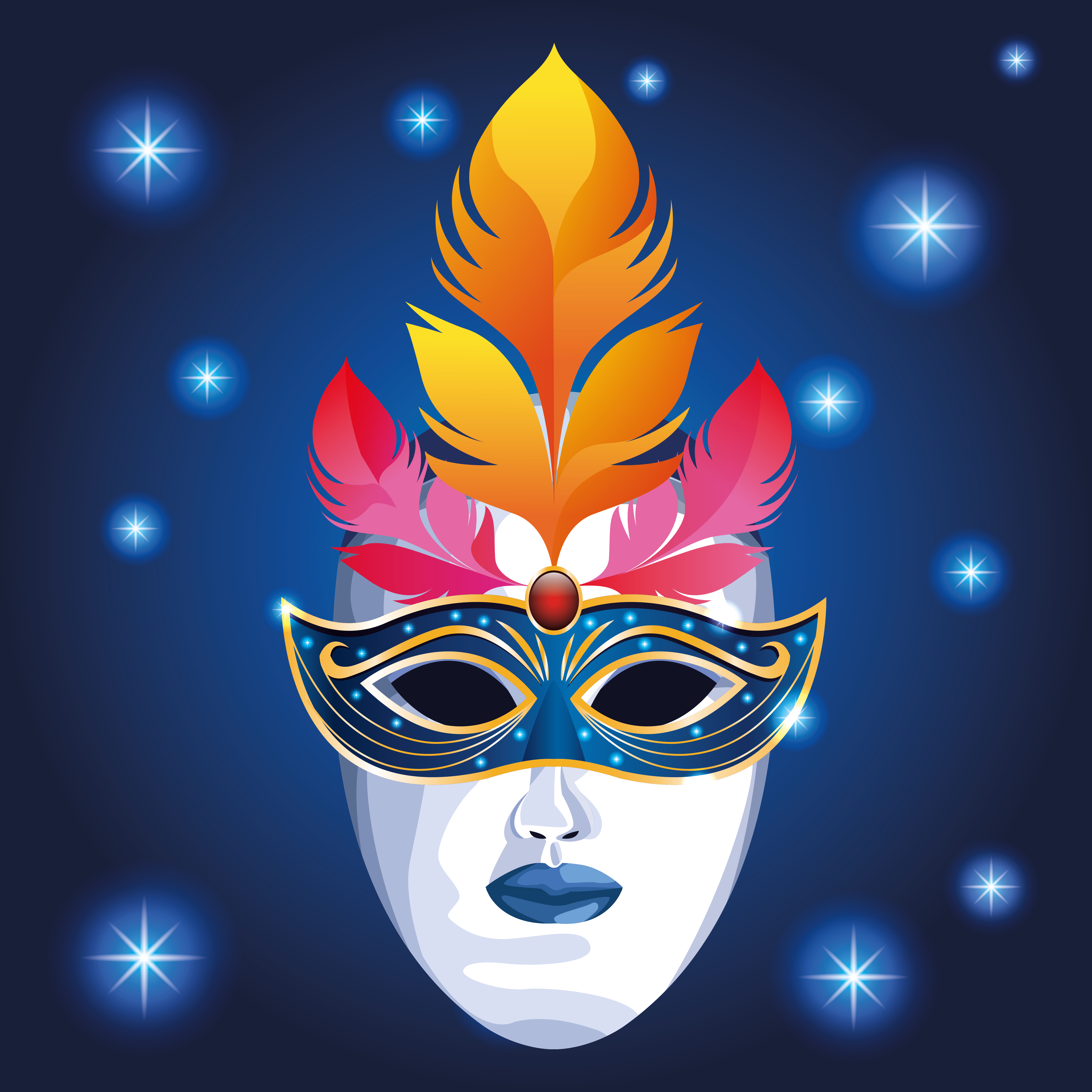 Download Mardi gras mask - Download Free Vectors, Clipart Graphics ...